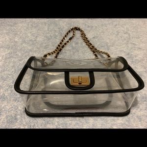 NWOT pvc shoulder bag